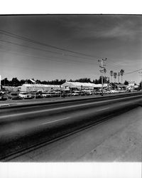 Automobile sales lot at Western Motors