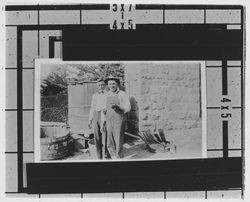 Pagani family members outside the Pagani Winery, Kenwood, California, 1890