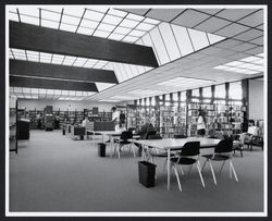 Adult reading area at the Northwest Branch Library