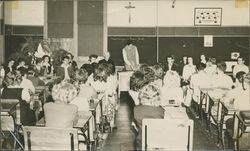 Installation of officers at SAC meeting, Petaluma, California, 1947