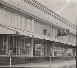 Petaluma Argus-Courier building on Keller Street, Petaluma, California, about 1958