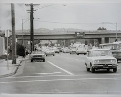 Intersection of West Steele Lane and Cleveland Avenue, Santa Rosa, California, 1965-1970