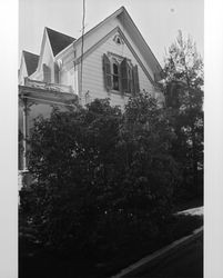 Exterior and outbuildings of The Gables, 4257 Petaluma Hill Road, south of Santa Rosa, California, September 1983