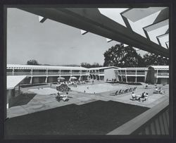 Swimming pool at Los Robles Lodge, Santa Rosa, California, 1967