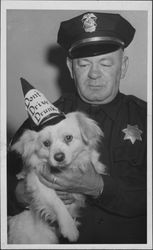 Petaluma, California Police Officer Herbert Vail, , about 1955