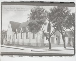 Baptist Church, Santa Rosa, Cal. built from one redwood tree