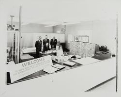 Chamber of Commerce staff in their office, Santa Rosa, California, 1967