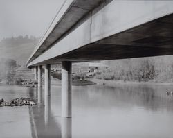 Rattigan Bridge over the Russian River to Duncan's Mill, California,1970