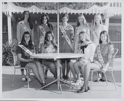 FFA Sweetheart contestants at the Sonoma County Fair, Santa Rosa, California