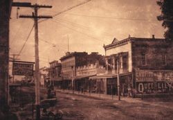 Looking south on West Street