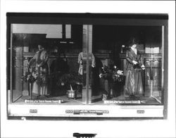 Raymond Bros. store window, Petaluma, California, 1904