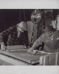 Silk screening process at Kresky Manufacturing Company