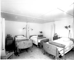 Patient's room at Mayette Convalescent Hospital