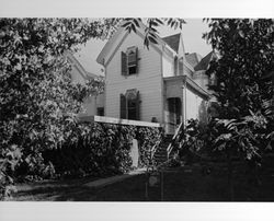 Exterior and outbuildings of The Gables, 4257 Petaluma Hill Road, south of Santa Rosa, California, September 1983