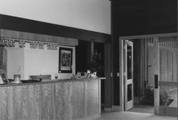 Tasting room at Stemmler Winery, Healdsburg, California, 1985