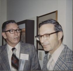 Ed Langhart at a Healdsburg Museum function