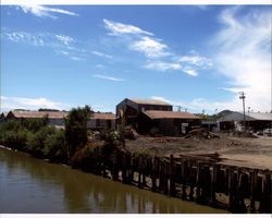 Demolition of warehouses at 209-311 First Street, Petaluma, California, July 15, 2004