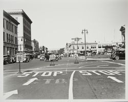 Intersection of Fourth Street and Exchange Avenue