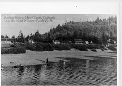 Russian River at Mesa Grande, California on the North Western Pacific R.R