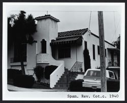 Builder Bungalow in the Mission Revival Style