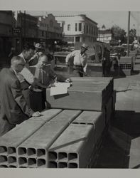 Conduit installation at East Washington and Kentucky streets, Petaluma, California, about 1953