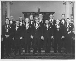 Members of Santa Rosa Elks Club, Santa Rosa, California, 1951