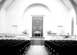 Interior of the Congregational Church