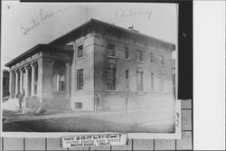 Step work completed on the new Post Office, Santa Rosa, California, Jan. 1, 1910