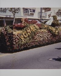 Celestial Gardens float in the Rose Parade, Santa Rosa, California, 1965