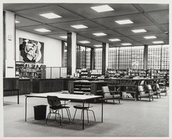 Reading room looking west