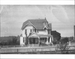 E.W.M. Evans Home at 210 West Street, Petaluma, California about 1897