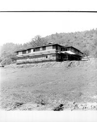 Homes under construction at St. Francis Acres housing development