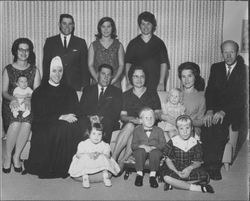 Gambonini family, Petaluma, California, about 1967