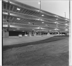 Parking garage at 2nd and D Streets, Santa Rosa, California, 1970