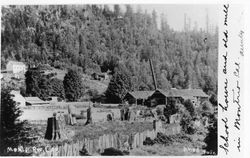 School house and old mill in Monte Rio, California