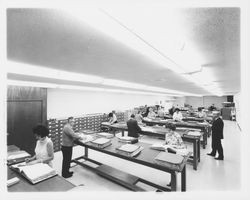 Interior of Sonoma County Abstract Bureau, Santa Rosa, California, 1963