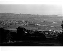 View from Petaluma Golf and Country Club east across Petaluma River, Petaluma, California, 1970