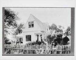 Unidentified two-story home in Santa Rosa, California, 1920s