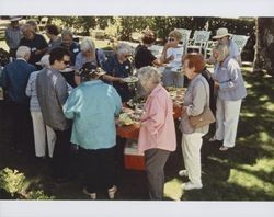 Petaluma Museum docent luncheon at the Riddle home, 416 G Street, Petaluma, California, June 18, 2002