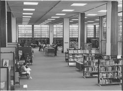 Recreation area and east side of reading room