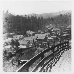 Looking southwest from near the French House in Guerneville