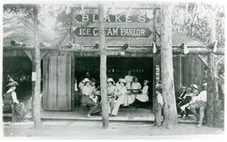 Blake's Ice Cream Parlor, Guerneville, California, 1912