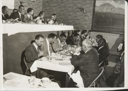 Sports figures at the Red Coat banquet for the benefit of the March of Dimes at the Flamingo Hotel, Santa Rosa, California, 1960