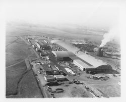 Aerial view of Speedspace, Windsor, California, 1964