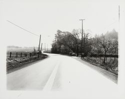 West College Avenue west of intersection with Marlow Road, Santa Rosa, California, 1961