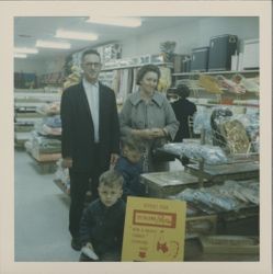 Opening day of the Golden Home Shop, Petaluma, California, 1965