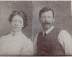 Portraits of Clara R. Titus and George A. Titus, Santa Rosa, California, 1908