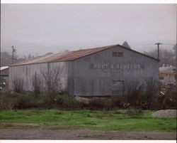 View from the Petaluma River of the former Hunt & Behrens warehouse at 315 (aka 317) First Street, Petaluma, California, Nov. 18, 2004
