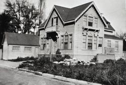 Carpenter Gothic House at 546 "A" Street, Santa Rosa, California