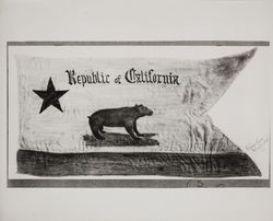 Reproduction of the original Bear Flag